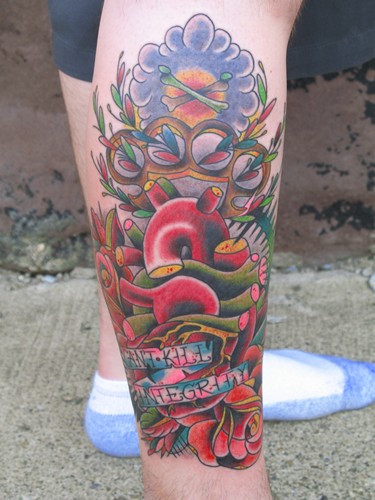 Tattoos - Traditional Old School tattoos - integrity